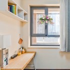 Easter Egg Decoration Door Hanging Rattan Plastic Flower Hanging Decor