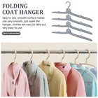 4 Pcs Kleider Trockenständer Reisebügel Kleiderbügel Kleidertrocknungsregal