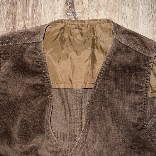 VTG 70s LEE Corduroy 3 Piece Leisure Suit Blazer Pants Vest 42-44R & 32” READ - Picture 21 of 21