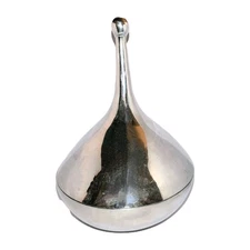 RARE Nima Oberoi Lunares Greco Covered Vessel Sand Cast Aluminum Lg Tajine Shape