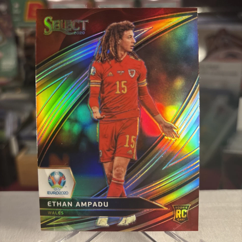 Ethan Ampadu 2020 Panini Select Euro Field Level Silver Prizm RC SSP ⭐️MINT GEM? - Image 2 of 4