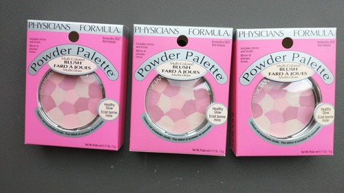 3 PHYSICIANS FORMULA POWDER PALETTE MULTI COLORED BLUSH # 3537 BLUSHING BERRY - Picture 1 of 2
