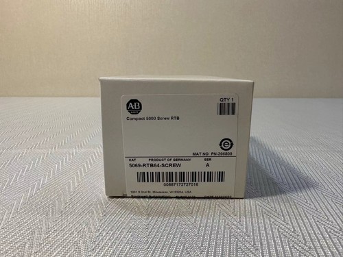 New 5069-RTB64-SCREW New Allen Bradley Compact 5000 Screw RTB In US US Free Tax - Picture 8 of 9