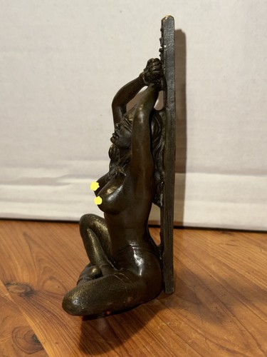 Vintage Bronze Skulptur Statue Akt Frau Deko J. Patoue Dekor - KOSTENLOSER VERSAND!!! - Bild 2 von 7