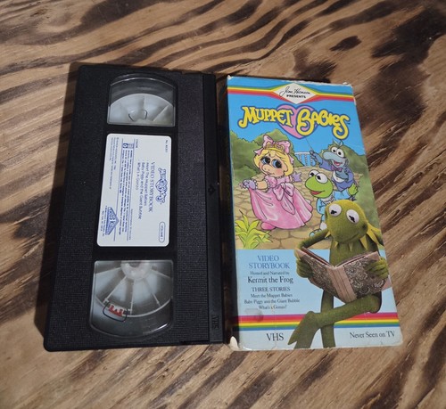 Muppet Babies Video Storybook Vol. 1 VHS RARE 1987 Cartoon Tested & Working - Picture 3 of 4