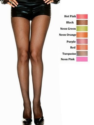 Plus size Lingerie Fishnet Paytyhose Q/S 1X - 3X Choose From Designer Colors