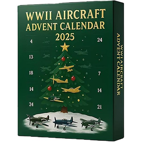 Calendario de Adviento de Aviones — 24 Mini Warbirds Para Desembar, Cuenta de Adviento de 24 Días - Imagen 8 de 12