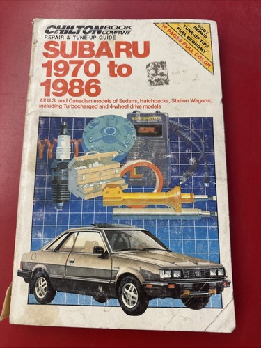 1970-1986 SUBARU CHILTON REPAIR MANUAL #6982