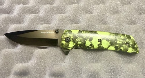 Lot of 3 Fantasy Knives / Ridge Runner / Skulls / Lockback Pocketknives - Picture 23 of 23