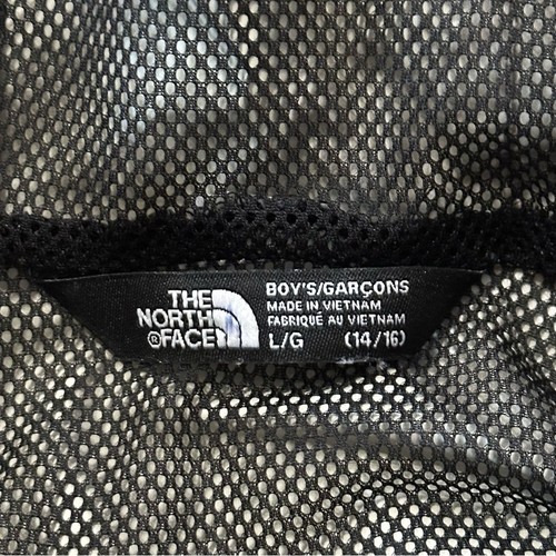 The North Face TNF Boys Size L Olive Green Hooded Dryvent Rain Jacket - Picture 6 of 8