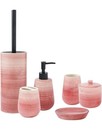 6 piece bathroom ceramic bathroom accessories complete set with lotion