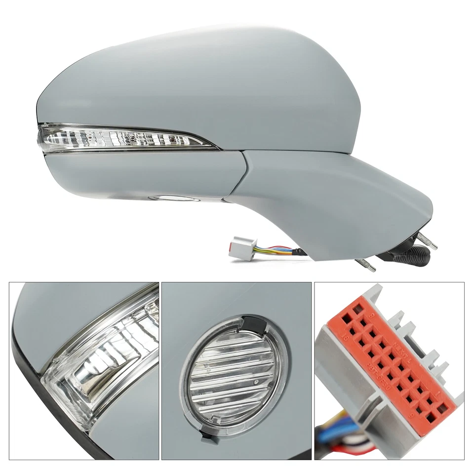 Side Mirror For 2013-2014 Ford Fusion Passenger Side Heated w/ Memory 12 Pins - Изображение 4 из 4
