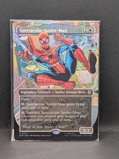 Spectacular Spider-Man Borderless PreRelease FOIL Marvel MTG Magic promo SEALED