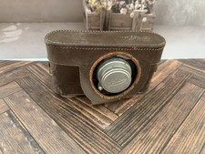 Vintage Leica IIIb Ernst Leitz Wetzlar Rangefinder Camera 1938 39 with Leather