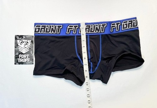 FORT TROFF Talla L Grunt Corp Malla Boxer Jock - Azul/Negro/Blanco - Bolsa de Malla - Imagen 5 de 11