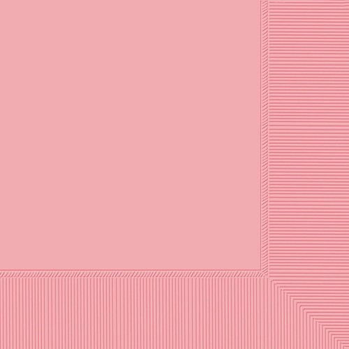 250 Count of 2 PLY Luncheon Napkins in Pink - 6.5" x 6.5" - Picture 2 of 2