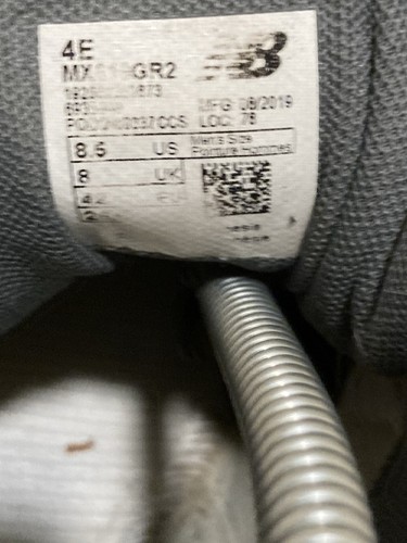 New Balance 619 Gray Lace Up Sneakers #MX619GR2 Size 11 Athletic - Picture 6 of 6