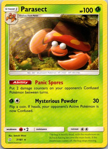 Parasect Rare SM - Team Up 7/181 NM - Picture 1 of 2