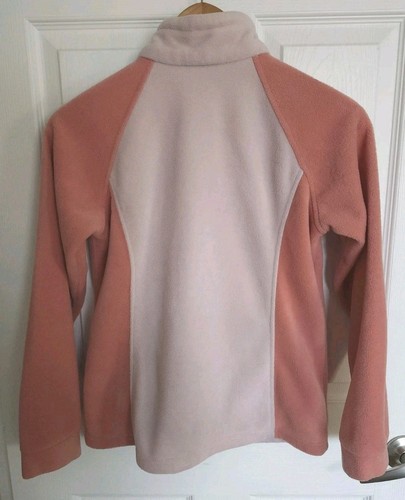 Chaqueta polar Columbia Girls L 14/16 Benton Springs cremallera completa coral/rosa melocotón - Imagen 17 de 17