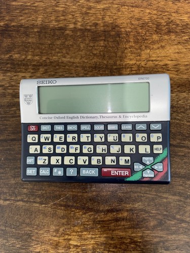 SEIKO Concise Oxford Dictionary,Thesaurus And Encyclopaedia ER6700