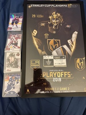 Vegas Golden Knights Inaugural Season Playoff Ticket & Poster! 4/13/18 vs LAK