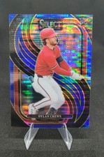 2025 Panini Select - Premier Level Dylan Crews #137 Blue Pulsar/99 (RC) National