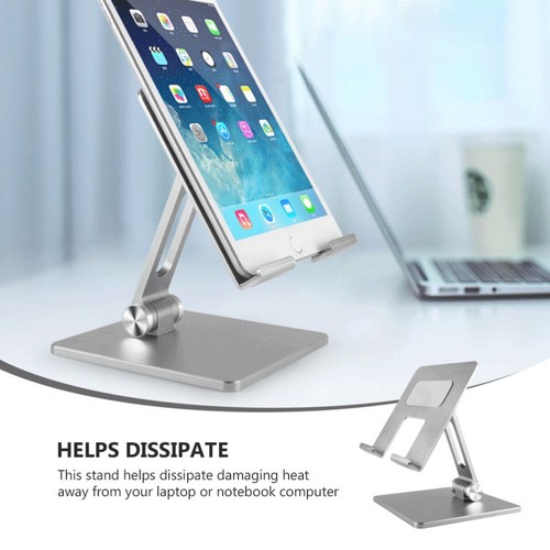 Aluminum Computer Stand Portable Laptop Workstation Metal Notebook Holder - Afbeelding 10 van 12