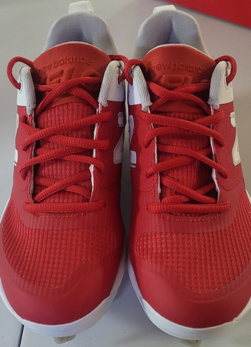 New Balance Fresh Foam X Velo V3 Metal Women’s Red/White Cleats - Size 6