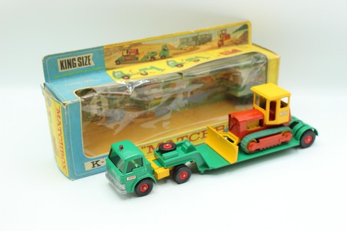 Cargador bajo Matchbox Lesney King Size K-17 Dyson con estuche tractor en caja