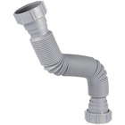  Flexible Drain Pipe Connecting Tube Corrugated Telescopic Kitchen Sink Drainer
