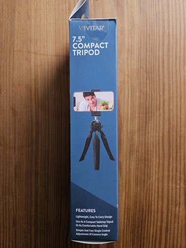 Vivitar 7.5" Compact Tabletop Tripod NEW - Picture 4 of 4