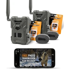 28MP Dual Flex-M Trail Cameras - Wireless, Water-Resistant, 2 SD Cards Included