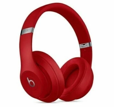 BEATS BY DR. DRE Red Beats By Dr Dre Studio3 Wireless Bluetooth Headphones Portable Fashion New