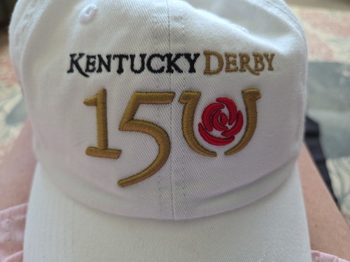 NEW Kentucky Derby White Hat Horse Racing 150 Years Fans Favorites - Picture 10 of 10