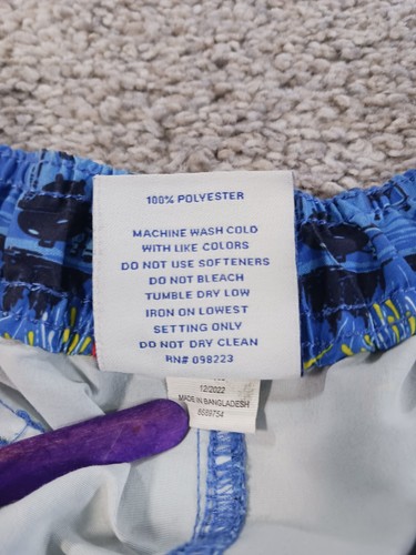 Academy The Right Stuff Swim Shorts Boys XL 18-20 Blue BBQ Fireworks - Picture 10 of 13