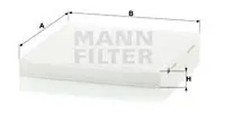 Innenraumfilter Partikelfilter CU 2132 MANN-FILTER für SMART FORTWO Coupe
