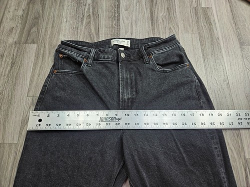 Abercrombie Womens Size 8 / 29 Curve Love High Rise Skinny Black Grey Jeans - Picture 8 of 11