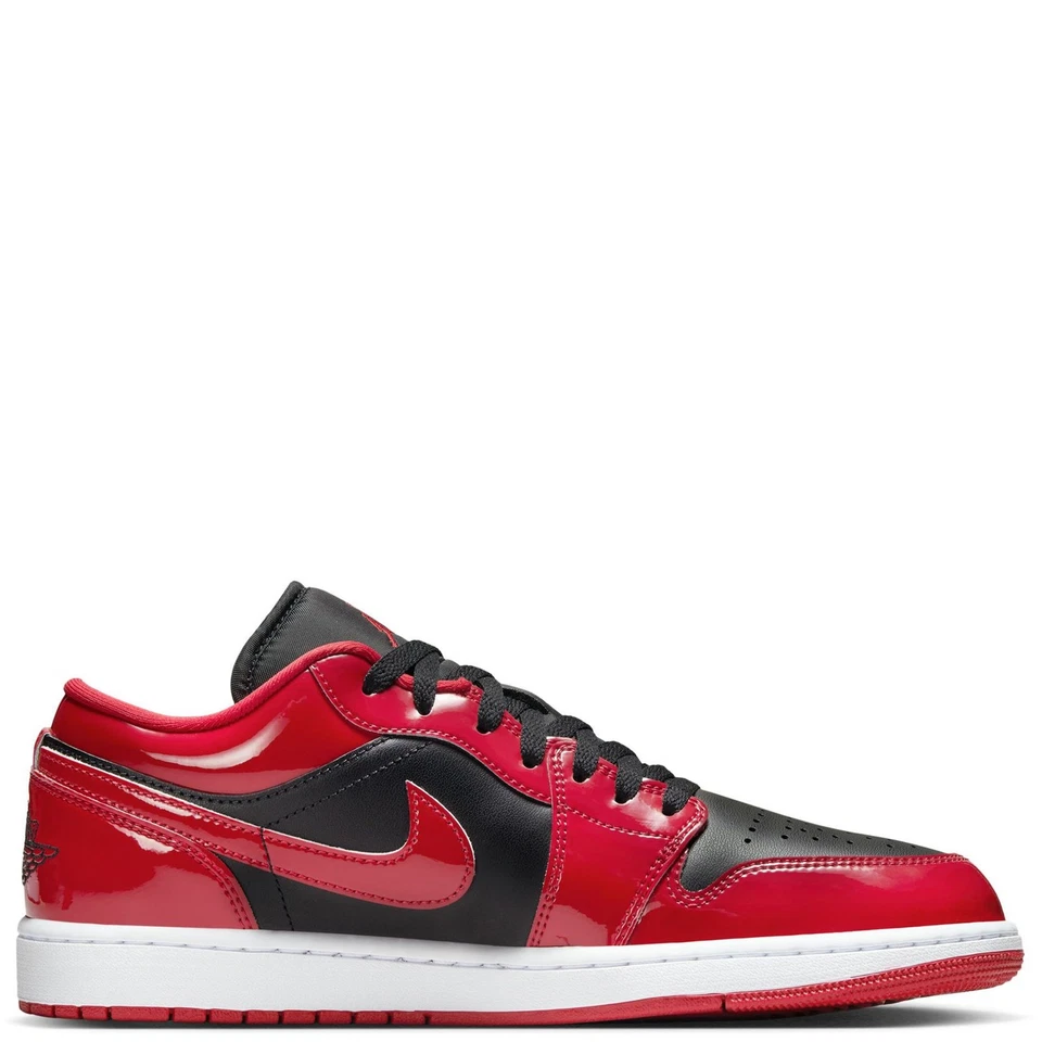 Nike Air Jordan 1 Low SE Zapatos Negro Rojo Universitario Blanco HV4089-006 Hombres Tallas NUEVO Foto 3 de 4
