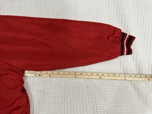 Vintage JH Design NBA Chicago Bulls Wool Blend Reversible Jacket Men Size XL - Picture 22 of 24