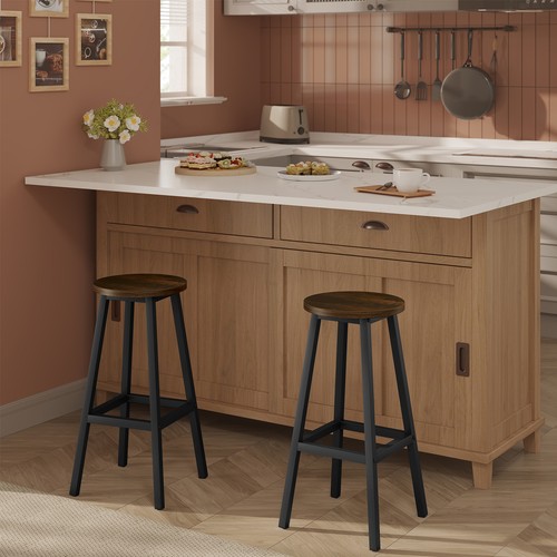 Barhocker 2er Set Barstühle Tresenhocker Küchenstühle Metallgestell #3574 - Bild 17 von 17