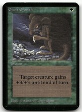 Giant Growth (NM) Alpha Edition LEA Magic MTG