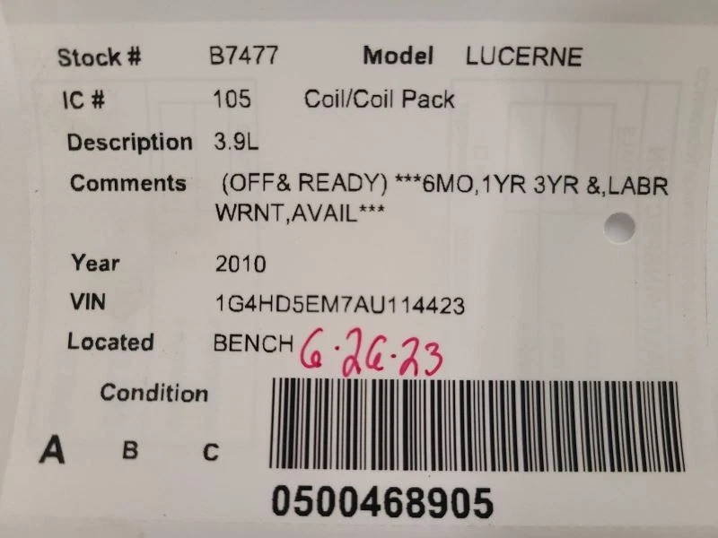 Bobina/encendedor para furgoneta Express 1500 08-14 1731122 Foto 3 de 4