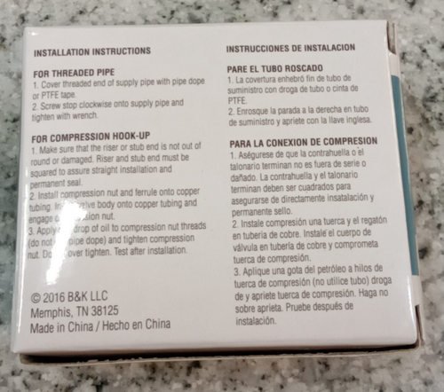Pro-Line/Multiturn Eckventil/verchromt/1/2"FIP x 3/8"OD/192-132LK/NW(29E1 - Bild 6 von 13