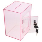  Donation Box with Lock Safe Money Boxes for Fundraising Suggestion