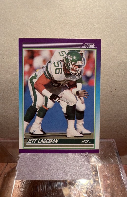 1990 Score - Jeff Lageman #140