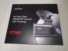 REDTIGER F7NP 4K Dash Cam Front & Rear Built-In WiFi & GPS Not Used *READ
