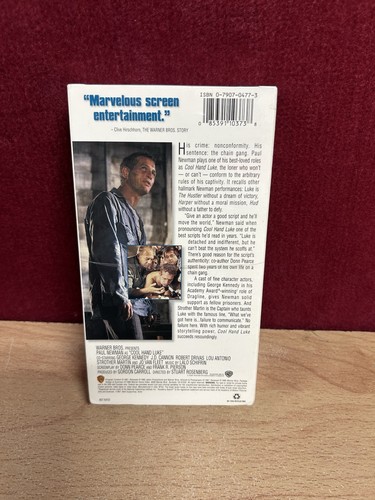 Cool Hand Luke VHS Movie 1967 Renewed 1997 Crime Drama Sealed Brand New Warner - Picture 2 of 3