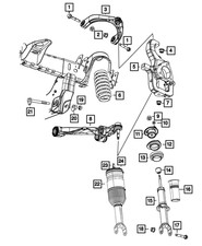 Genuine Mopar Front Coil Spring Right 68529044AA