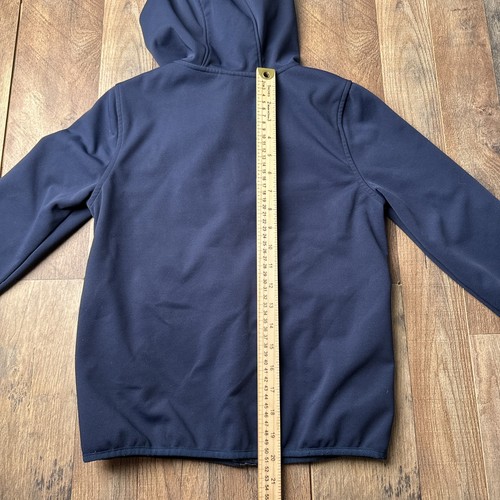 Under Armour Hoodie Boys Small Blue Hooded Lined Athletic Training Fitness 4396 - Picture 8 of 14