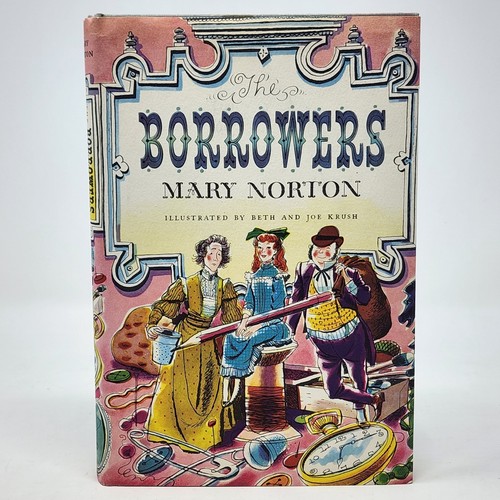 The Borrowers By Mary Norton Vintage 1953 Hardcover with Dustjacket - Picture 2 of 24